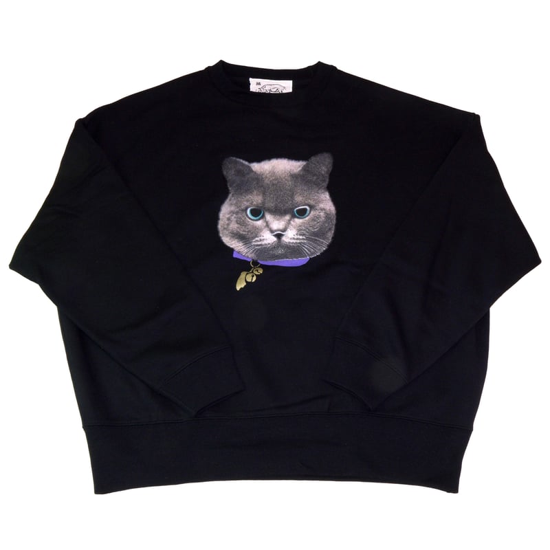 ブリティッシュショートヘア 【ブラック】ワイドトレーナー | ビー