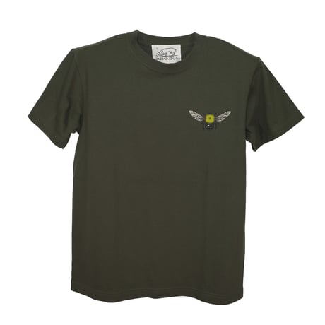 クマバチ【アーミーグリーン】半袖Tシャツ
