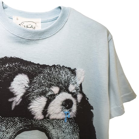 レッサーパンダ【フロストスカイ】半袖Tシャツ