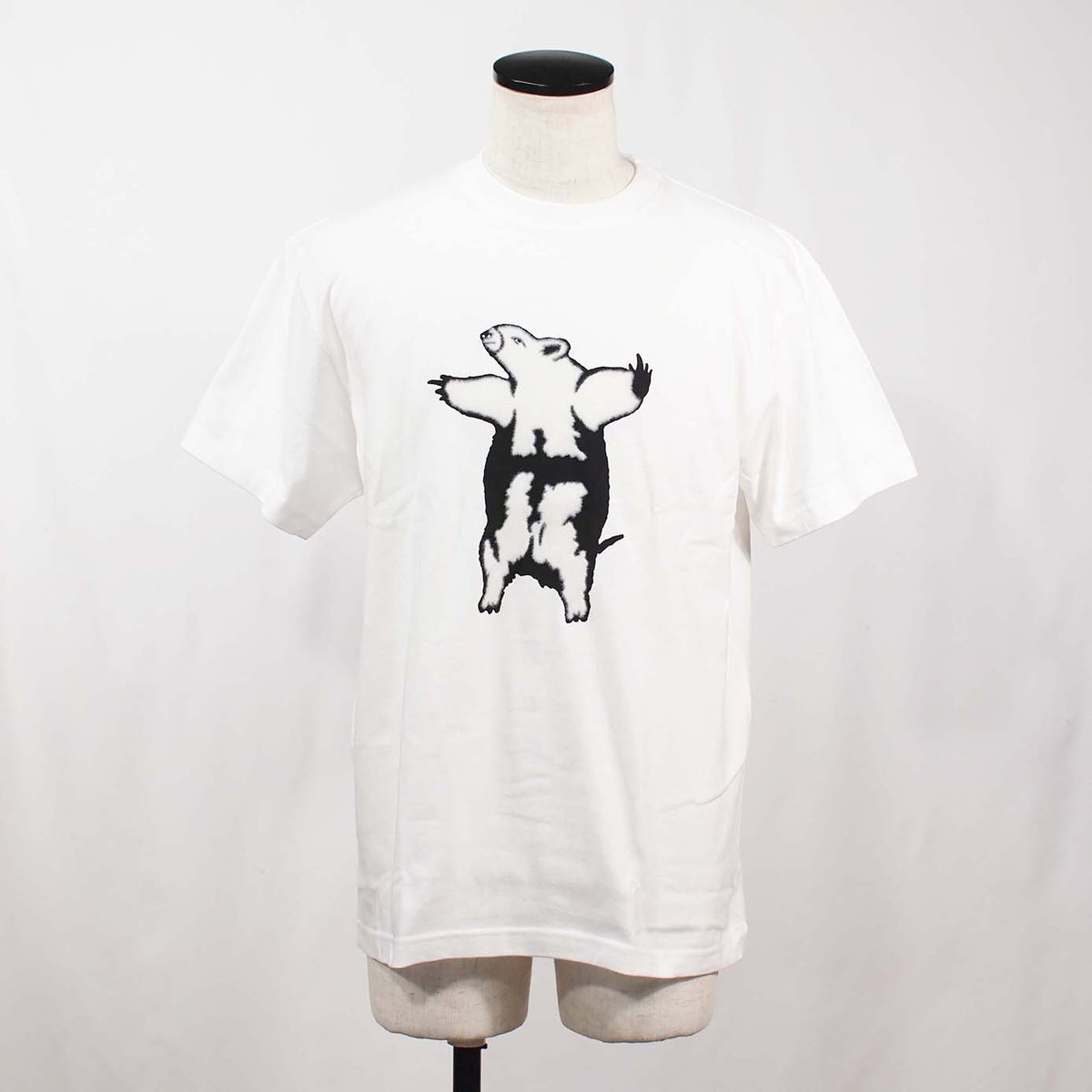 シロアリクイ【ホワイト】半袖Tシャツ | ビーアンキシャス