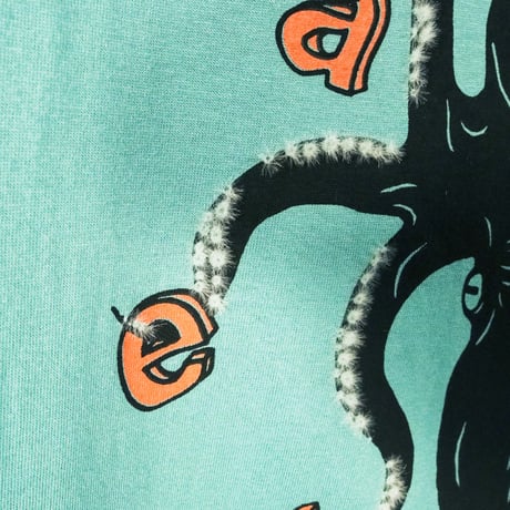 タコ【ヘイジーグリーン】半袖Tシャツ