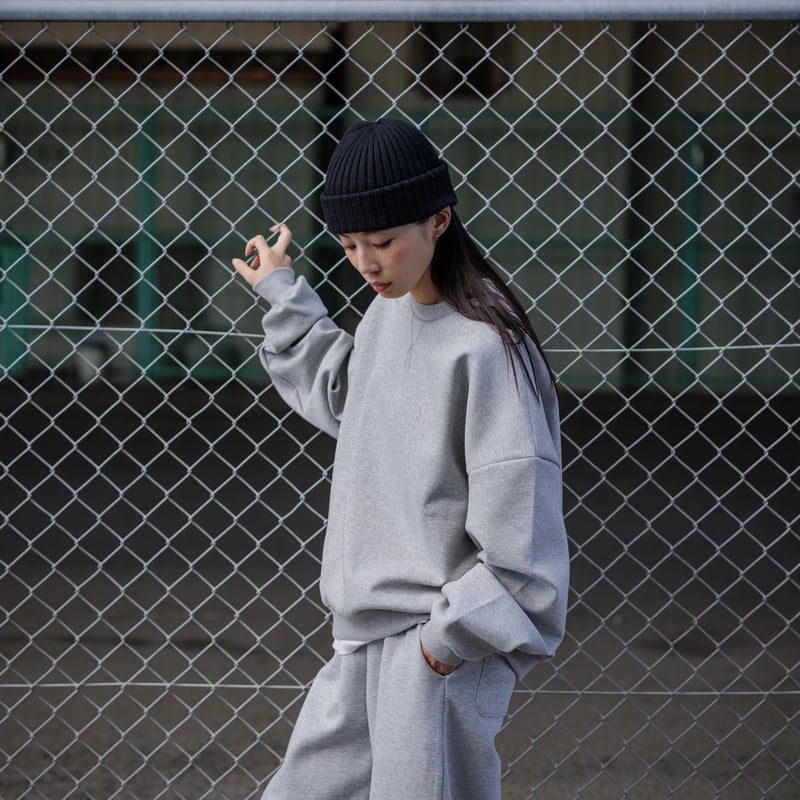 グレースウェットkeiii様 グレースウェットkeiii様 ダブルフェイス ロゴスウェット グレー