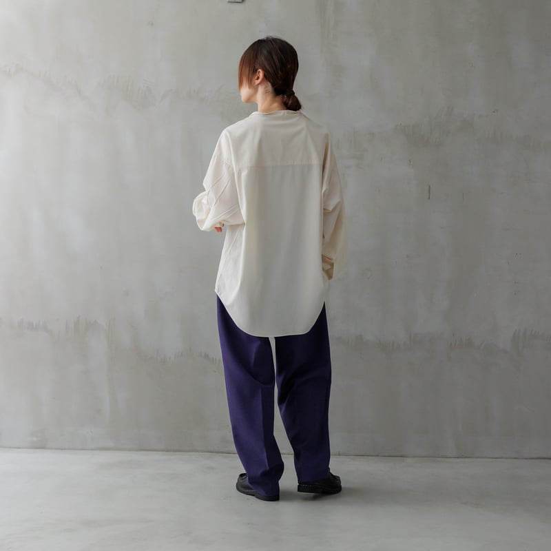 ISSEY MIYAKE スタンドカラー プルオーバーシャツ コットン 綿 長袖 楽天市場】【クーポン利用で2746円】 ブラウス シャツ