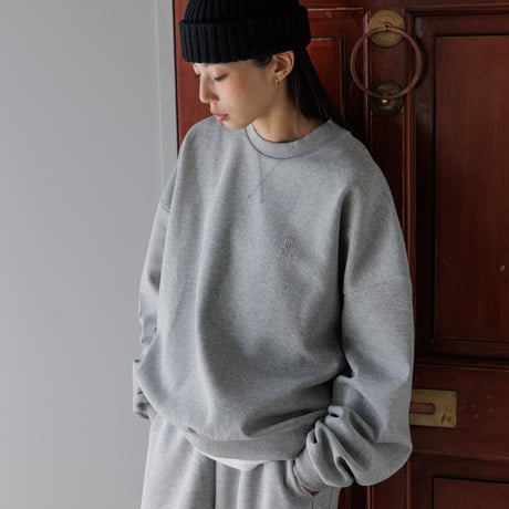 ダブルフェイス ロゴスウェット グレー【24801】