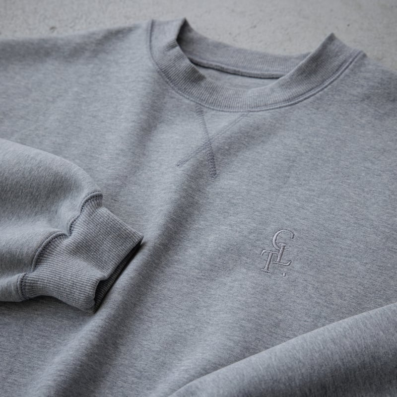 diante オーバースウェット gray ダブルフェイス ロゴスウェット グレー【24801】 | Clotho.