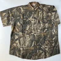 半袖 総柄シャツ XL