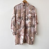 総柄シャツ XLサイズ相当