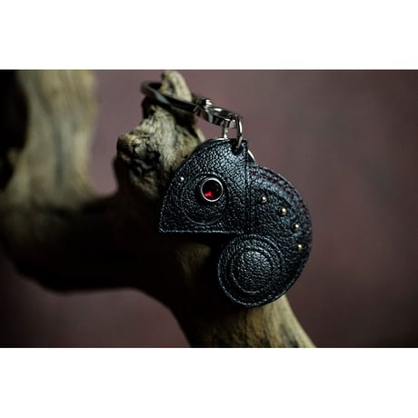 Leather Key Holder ( Small ) / Reon Icon Design ( NIGHTMARE・柩 Model )