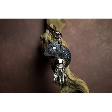 Leather Rotary 3 Pieces Key Holder / Reon Icon Design ( 88 Colors )