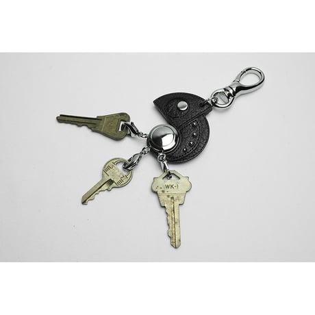 Leather Rotary 3 Pieces Key Holder / Reon Icon Design ( 88 Colors )