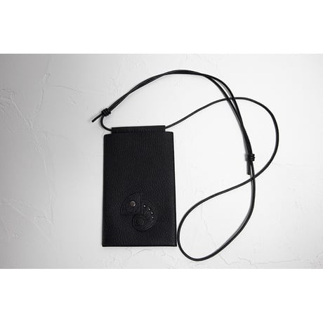 Leather Hanging Smartphone Pouch / Reon Icon Design ( 88 Colors )