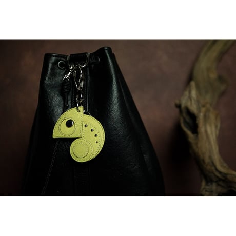 Leather Key Holder ( Small ) / Reon Icon Design ( Mimosa )
