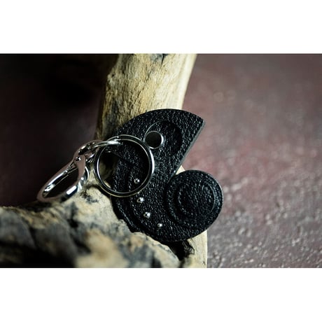 Leather Key Holder ( Small ) / Reon Icon Design ( 88 Colors )