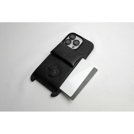 Leather Wallet function Shoulder Hook iPhone Case / Reon Icon Design ( 88 Colors )