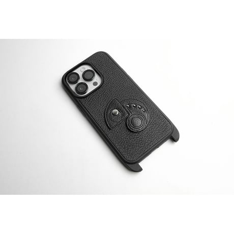 Leather Work Shoulder Hook iPhone Case / Reon Icon Design ( 88 Colors )