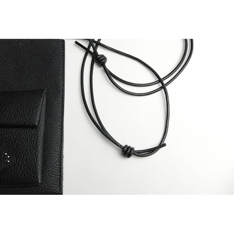 Leather Hanging Smartphone Wallet Pouch / Reon Icon Design ( 88 Colors )