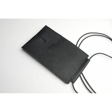 Leather Hanging Smartphone Wallet Pouch / Reon Icon Design ( 88 Colors )