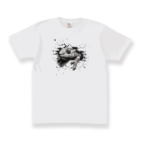 Open-end Max Weight T-shirt / Chameleon Design 052