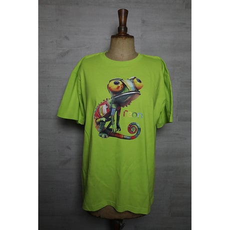 Open-end Max Weight T-shirt / Chameleon Design 047