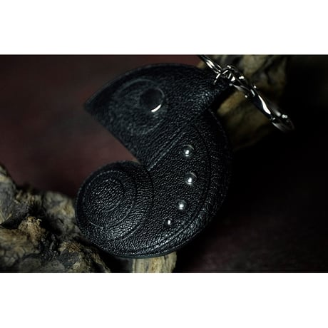 Leather Key Holder ( Large ) / Reon Icon Design ( 88 Colors )