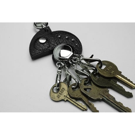 Leather Rotary 5 Pieces Key Holder / Reon Icon Design ( 88 Colors )
