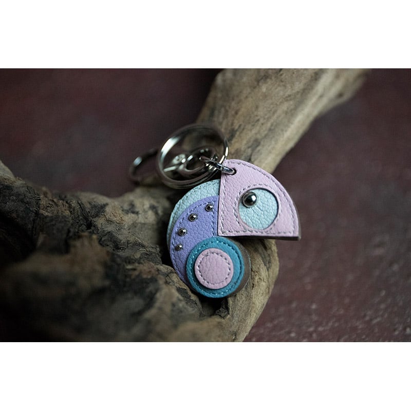 Leather Key Holder ( 2Small ) / Reon Icon Desig