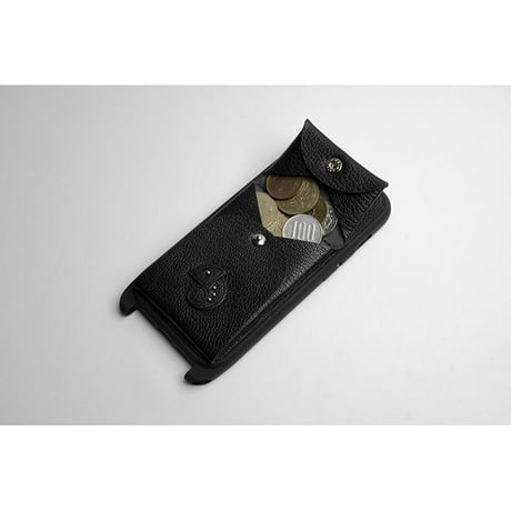 Leather Wallet function Shoulder Hook iPhone Case / Reon Icon Design ( 88 Colors )