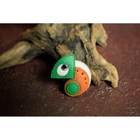 Leather Brooch ( Tiny ) / Reon Icon Design ( Combination Color )