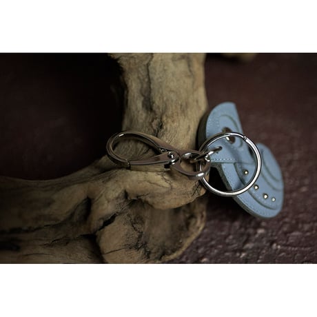 Leather Key Holder ( Small ) / Reon Icon Design ( Campanule )