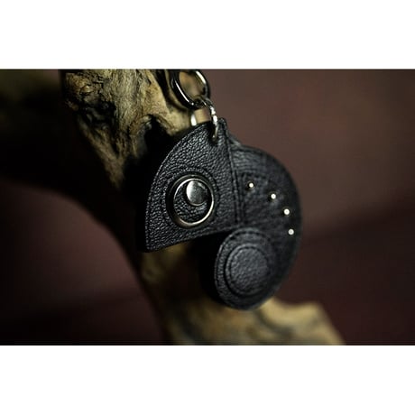Leather Key Holder ( Small ) / Reon Icon Design ( Monkey Flip Model )