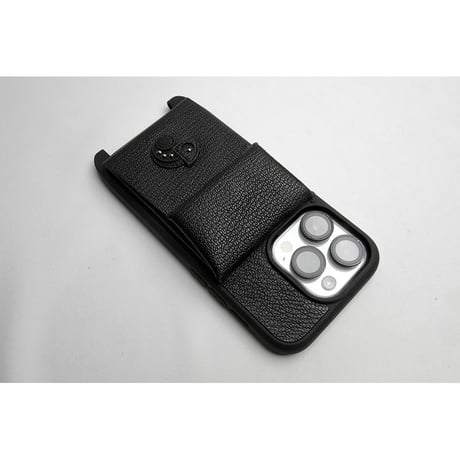 Leather Wallet function Shoulder Hook iPhone Case / Reon Icon Design ( 88 Colors )