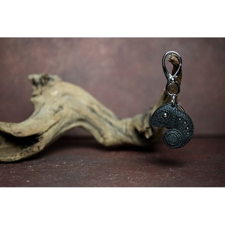 Leather Key Holder ( Tiny ) / Reon Icon Design ( 88 Colors )