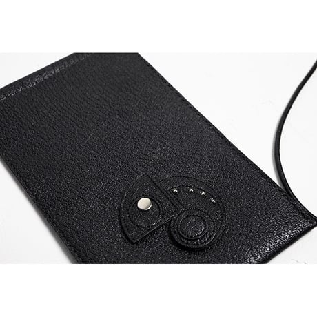 Leather Hanging Smartphone Pouch / Reon Icon Design ( 88 Colors )