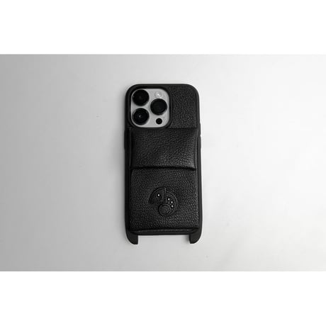 Leather Wallet function Shoulder Hook iPhone Case / Reon Icon Design ( 88 Colors )