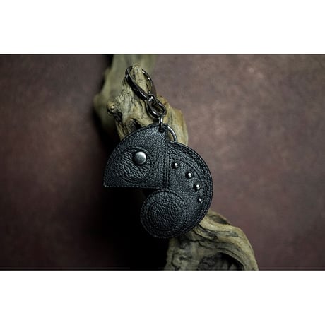 Leather Key Holder ( Medium ) / Reon Icon Design ( 88 Colors )