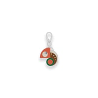 Leather Key Holder ( Small ) / Reon Icon Design ( Combination Color )