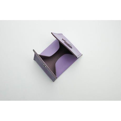 Leather Box Coin Case / Reon Icon Design ( Lavender )