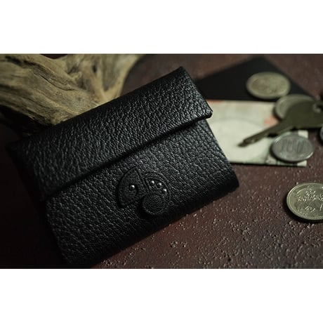 Leather Minimal Multi Purse / Reon Icon Design ( 88 Colors )