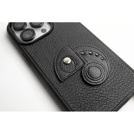 Leather Work Shoulder Hook iPhone Case / Reon Icon Design ( 88 Colors )