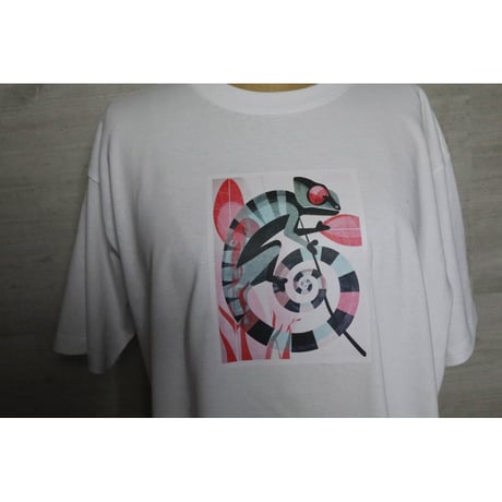 Open-end Max Weight T-shirt / Chameleon Design 033