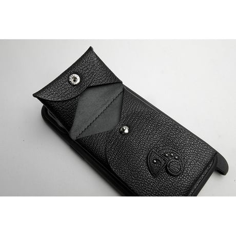 Leather Wallet function Shoulder Hook iPhone Case / Reon Icon Design ( 88 Colors )