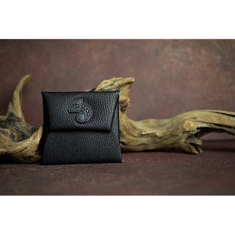 Leather Coin Case / Reon Icon Design ( 88 Colors )