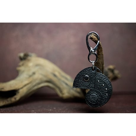 Leather Key Holder ( Small ) / Reon Icon Design ( 88 Colors )