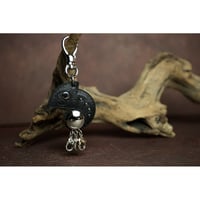 Leather Rotary 3 Pieces Key Holder / Reon Icon Design ( 88 Colors )