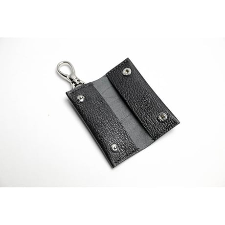 Leather Nano Wallet ( Key Holder Type ) / Reon Icon Design ( 88 Colors )