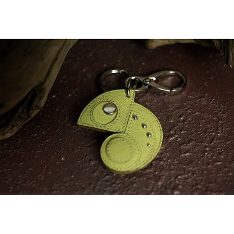 Leather Key Holder ( Small ) / Reon Icon Design ( Mimosa )