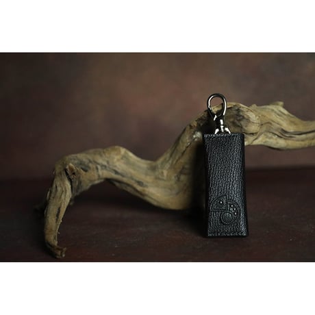 Leather Nano Wallet ( Key Holder Type ) / Reon Icon Design ( 88 Colors )