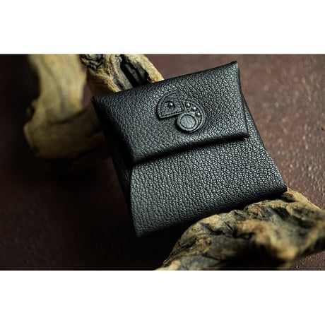 Leather Coin Case / Reon Icon Design ( 88 Colors )