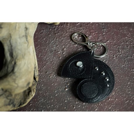 Leather Key Holder ( Medium ) / Reon Icon Design ( 88 Colors )