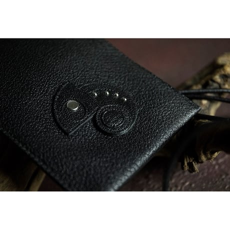Leather Hanging Smartphone Pouch / Reon Icon Design ( 88 Colors )